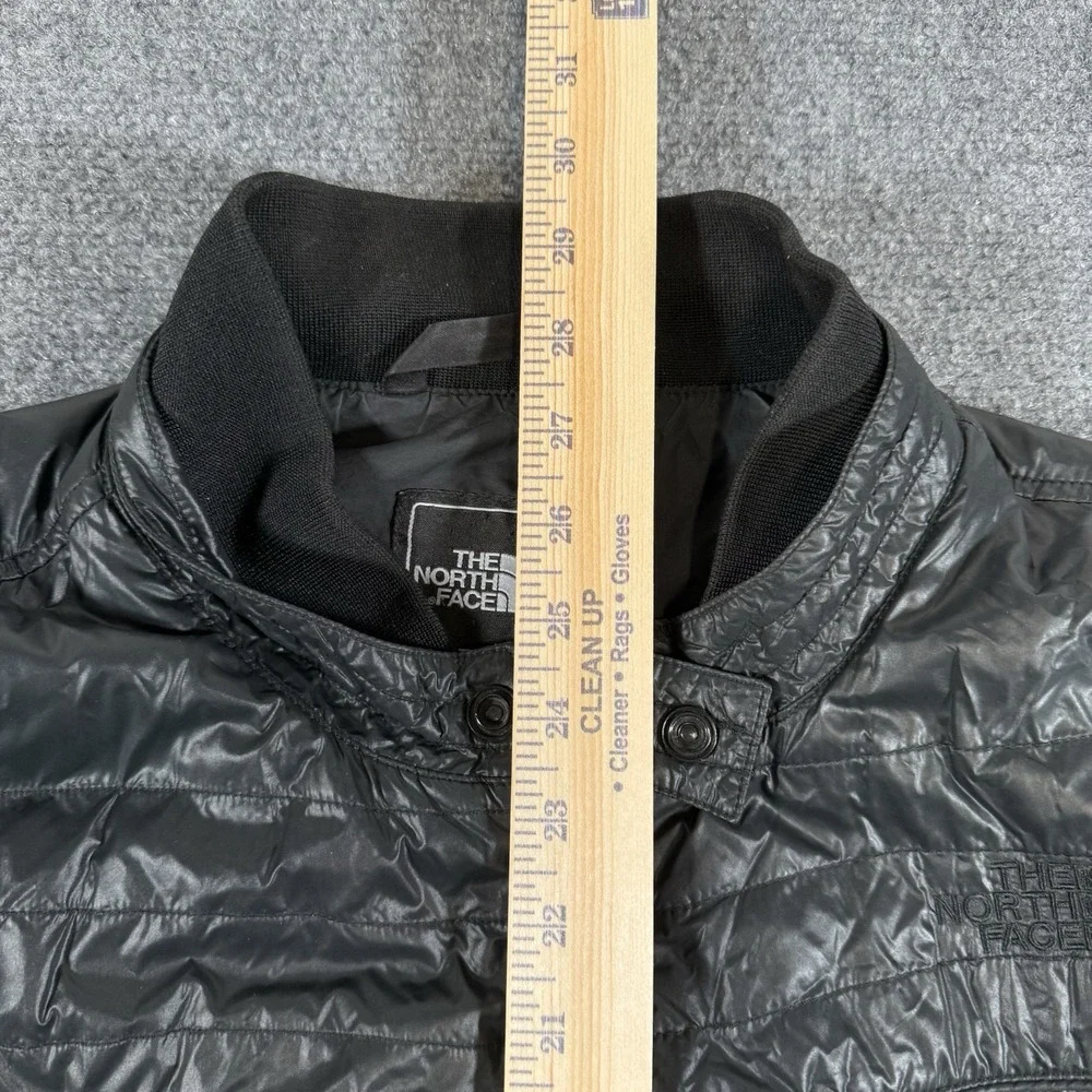 The North Face Mack Moto Jacket Mens 2XL Black  Motorcycle Nylon Quilted Outdoor